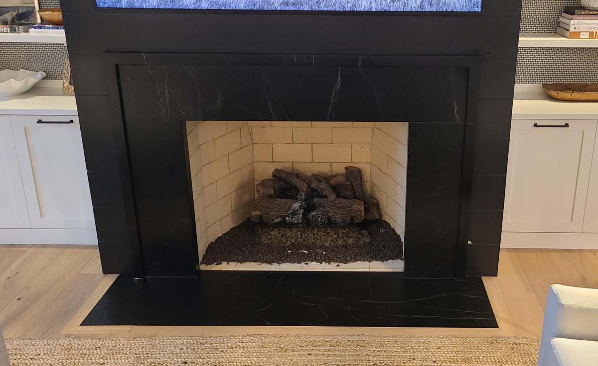 Soapstone Fireplace